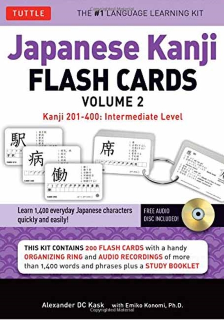 Japanese Kanji Flash Cards Kit Volume 2