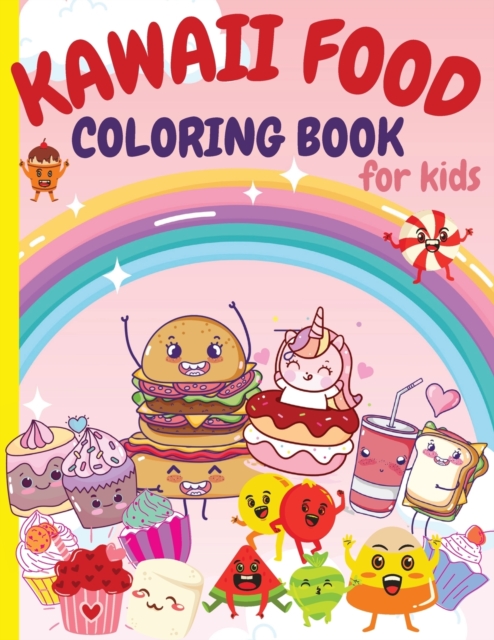 Kawaii Food Coloring Book for Kids