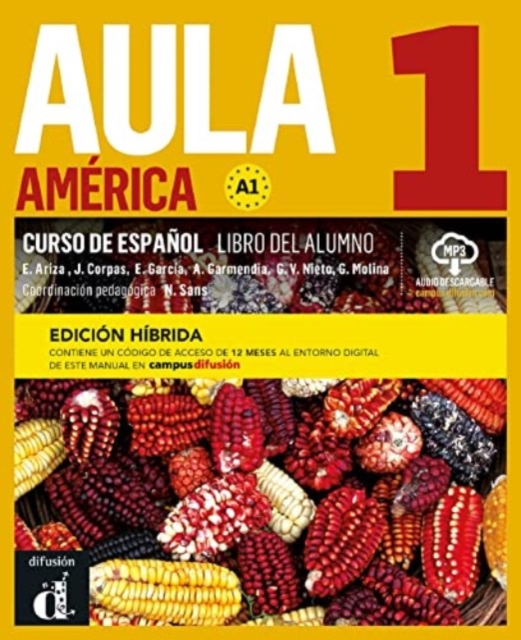 Aula America 1 - Edicion hibrida - Libro del alumno + audio MP3.