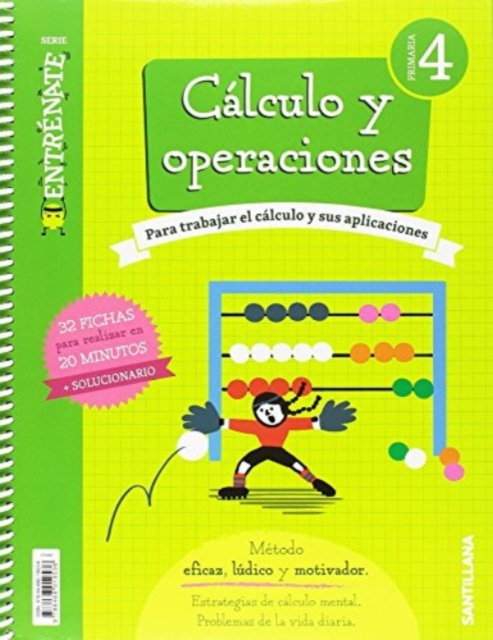 Cuaderno calculo y operaciones 4 Primaria
