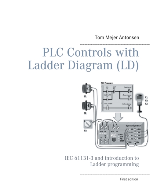 PLC Controls with Ladder Diagram (LD), Monochrome