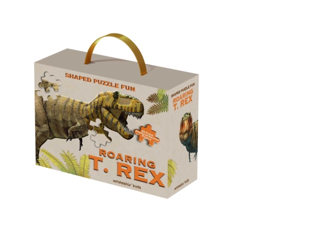 Shaped Puzzle Fun: Roaring T. Rex