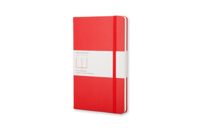 Moleskine Pocket Plain Hardcover Notebook Scarlet Red