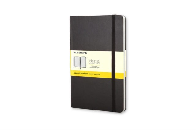 Moleskine Pocket Squared Hardcover Notebook Black