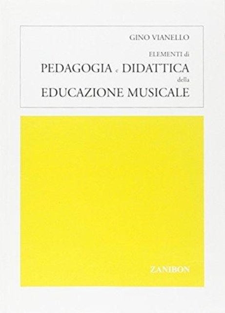 ELEMENTI DI PEDAGOGIA E DIDATTICA DELLED