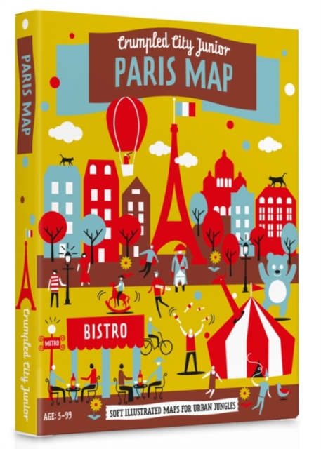 Junior Paris Crumpled City Map