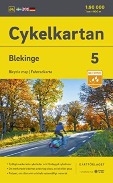 Blekinge cycling map