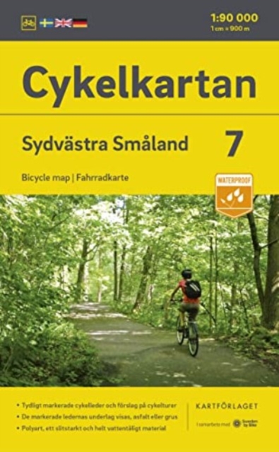 Smaland Southwest cycling map
