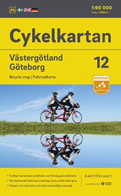 Vastergotland / Goteborg cycling map