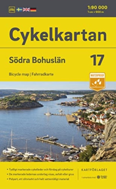 Bohuslan South cycling map