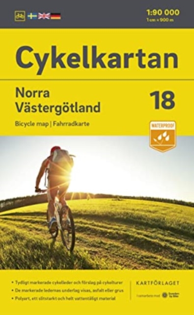Vastergotland North cycling map