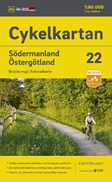 Sodermanland / Ostergotland cycling map