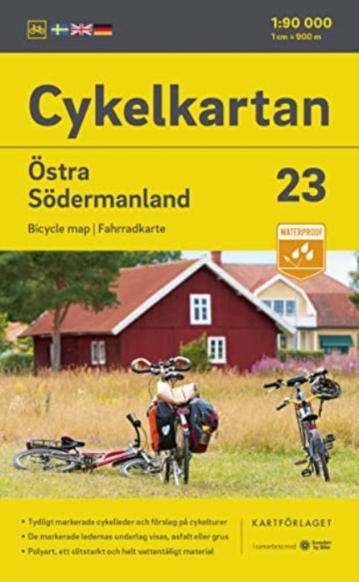 Sodermanland East cycling map