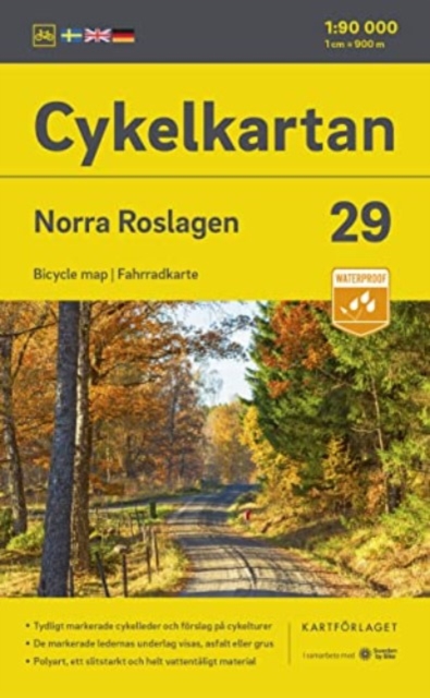 Roslagen North cycling map