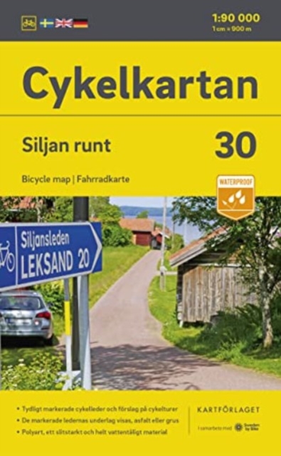 Siljan lake & great surroundings cycling map