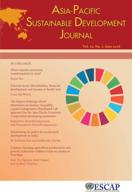 Asia-Pacific Sustainable Development Journal 2018, Issue No. 1