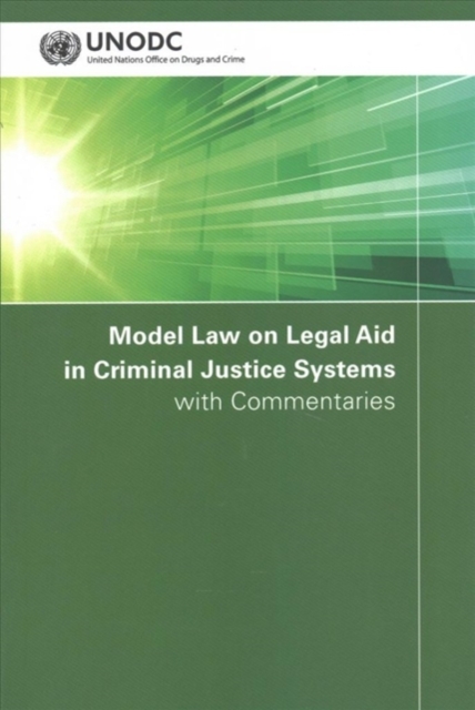 Model law on legal aid in criminal justice systems
