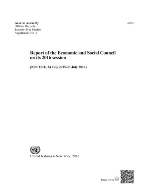 Report of the Economic and Social Council for 2016