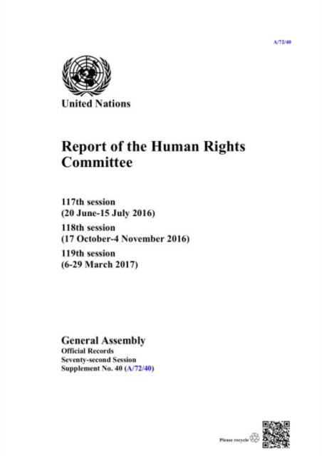 Report of the Human Rights Committee