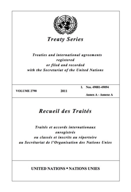 Treaty Series 2790 (English/French Edition)