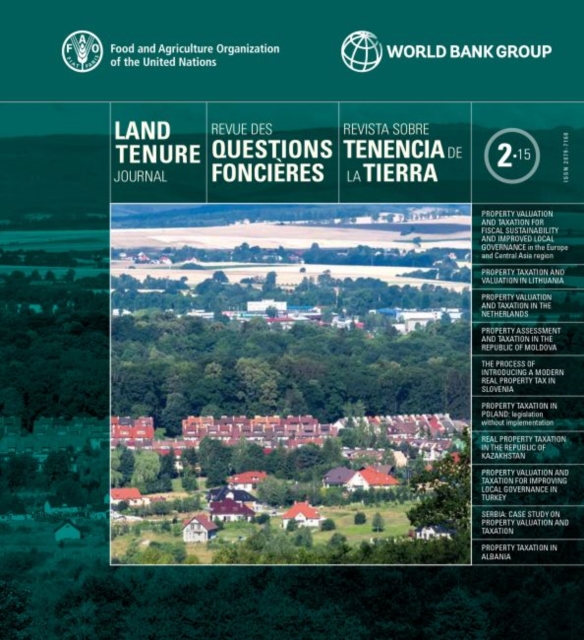 Land Tenure Journal 2/2015 (Trilingual Edition)
