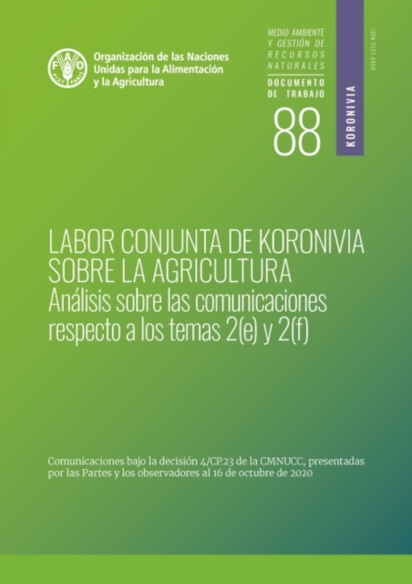 Labor conjunta de Koronivia sobre la agricultura