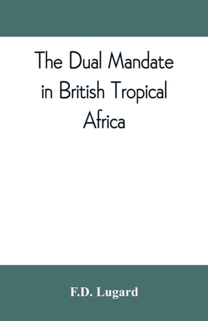 dual mandate in British tropical Africa