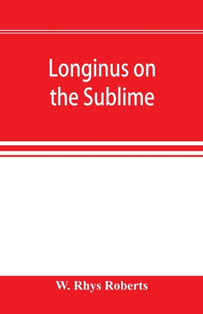 Longinus on the sublime