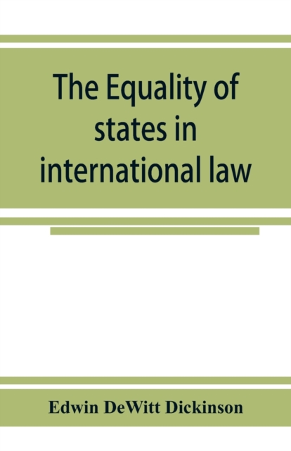 equality of states in international law