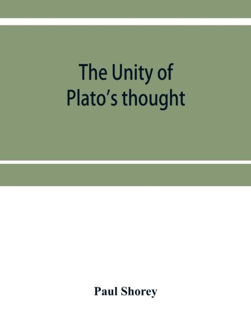 unity of Plato's thought