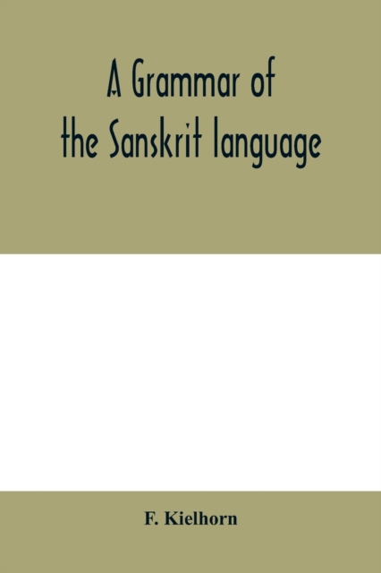 grammar of the Sanskrit language