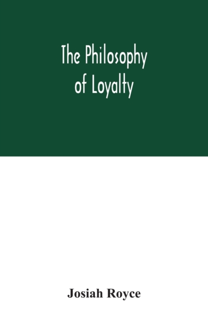 philosophy of loyalty
