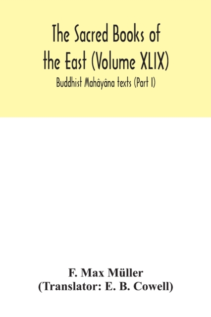 Sacred Books of the East (Volume XLIX)