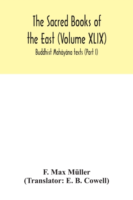 The Sacred Books of the East (Volume XLIX)