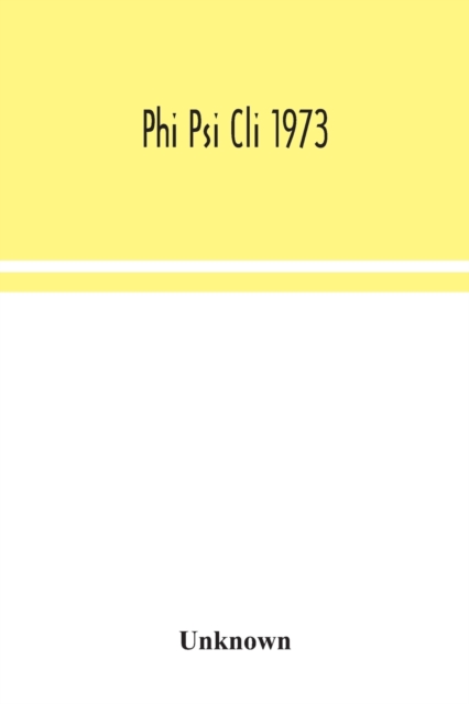 Phi Psi Cli 1973