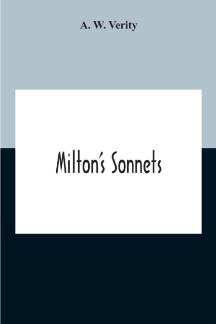 Milton'S Sonnets