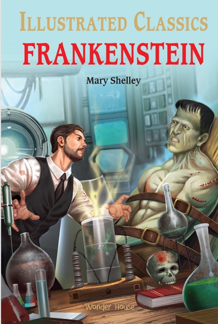 Frankenstein for Kids : illustrated Children Classics English Novel with Review Questions