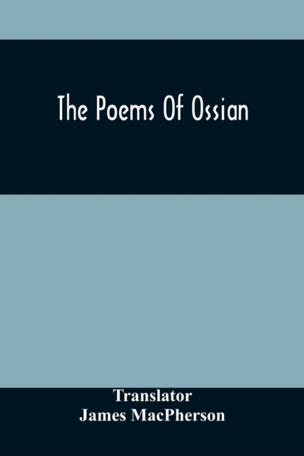 Poems Of Ossian