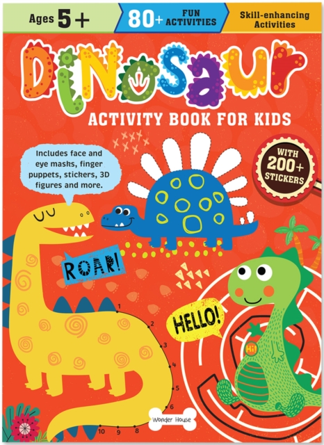 Dinosaur Activity Book For Kids