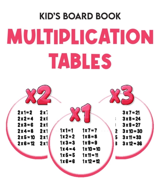 Kids Board Book Multiplication Table
