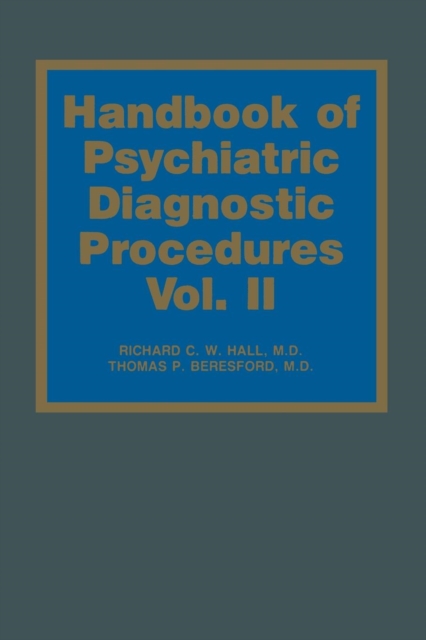 Handbook of Psychiatric Diagnostic Procedures