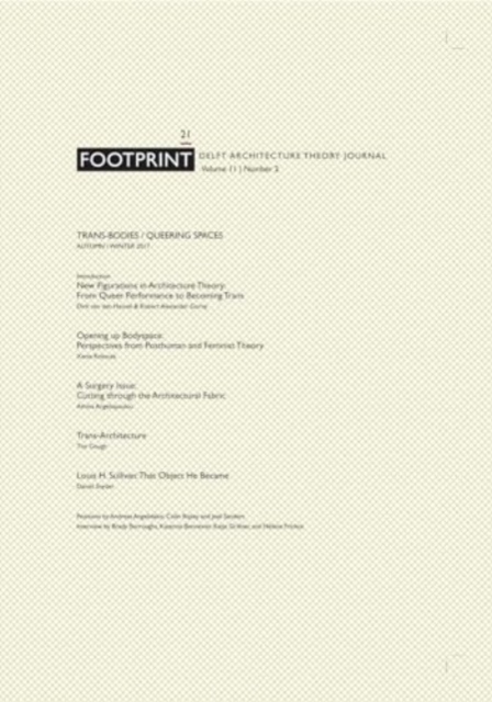 Footprint 21 - Trans-Bodies, Queering Spaces