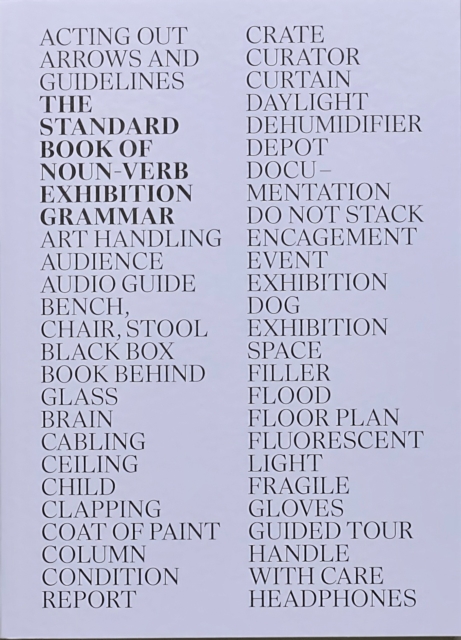 Standard Book of Noun-Verb Exhibition