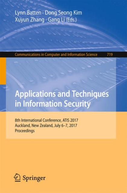 Applications and Techniques in Information Security