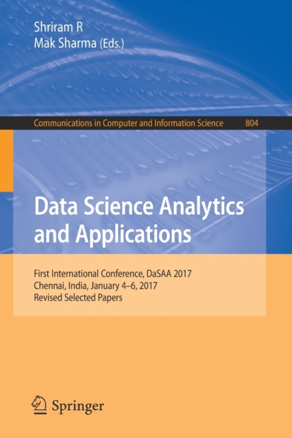 Data Science Analytics and Applications