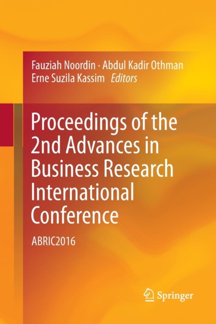 Proceedings of the 2nd Advances in Business Research International Conference