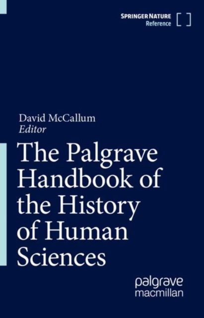 Palgrave Handbook of the History of Human Sciences