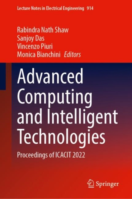 Advanced Computing and Intelligent Technologies