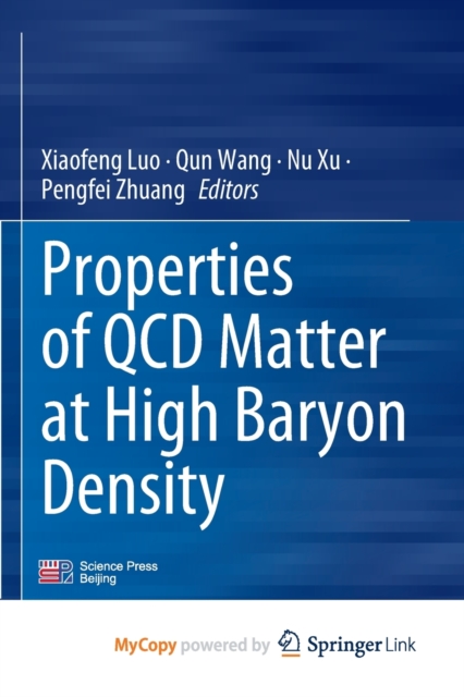 Properties of QCD Matter at High Baryon Density