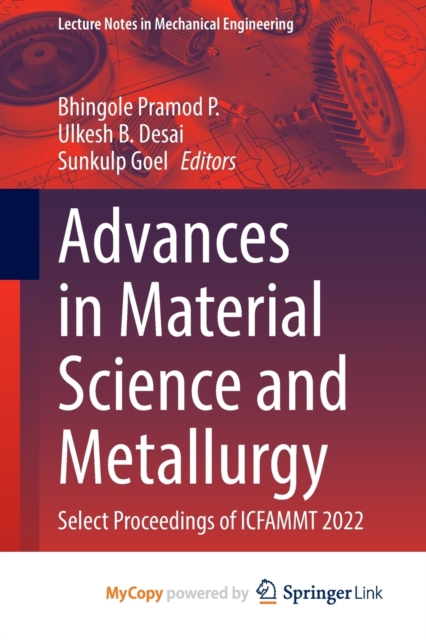 Advances in Material Science and Metallurgy